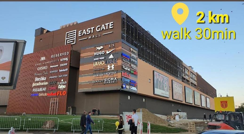 New Apartment 8, Self Check-In, Free Parking Skopje Ngoại thất bức ảnh